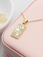 Personalised Wisdom Tarot Card Necklace by Treat Republic - Image 5 of 6