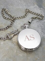 Personalised Heritage Dual Side Pocket Watch by Treat Republic - Image 1 of 5