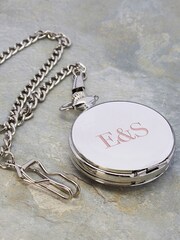 Personalised Heritage Dual Side Pocket Watch by Treat Republic - Image 3 of 5