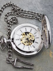 Personalised Heritage Dual Side Pocket Watch by Treat Republic - Image 4 of 5