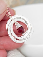 Personalised Russian Ring Necklace by Treat Republic - Image 2 of 5