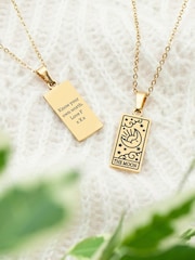 Personalised Moon Tarot Card Necklace by Treat Republic - Image 2 of 5