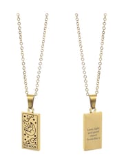 Personalised Moon Tarot Card Necklace by Treat Republic - Image 5 of 5