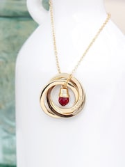 Personalised Russian Ring Necklace by Treat Republic - Image 3 of 5