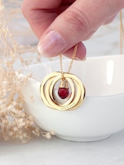 Personalised Russian Ring Necklace by Treat Republic - Image 4 of 5