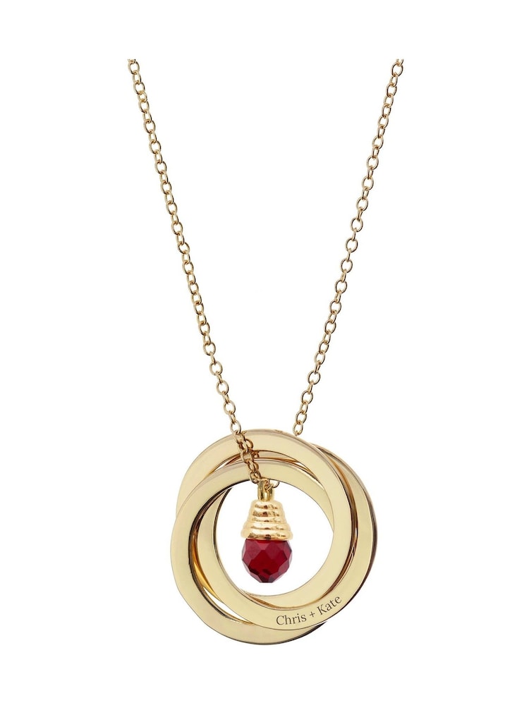 Personalised Russian Ring Necklace by Treat Republic - Image 5 of 5