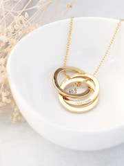 Personalised Russian Ring Necklace by Treat Republic - Image 3 of 5