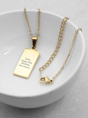 Treat Republic Personalised Plated Heart Tarot Card Necklace - Image 4 of 5