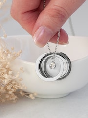 Personalised Russian Ring Necklace by Treat Republic - Image 2 of 5