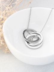 Personalised Russian Ring Necklace by Treat Republic - Image 3 of 5