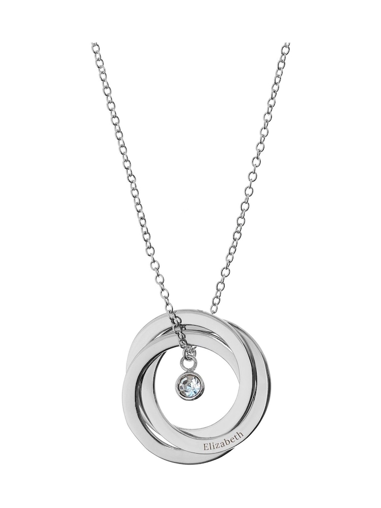 Personalised Russian Ring Necklace by Treat Republic - Image 5 of 5