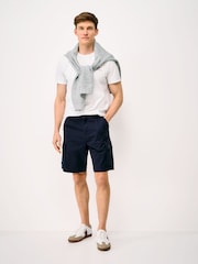 Crew Clothing Blue Cargo Shorts - Image 4 of 5