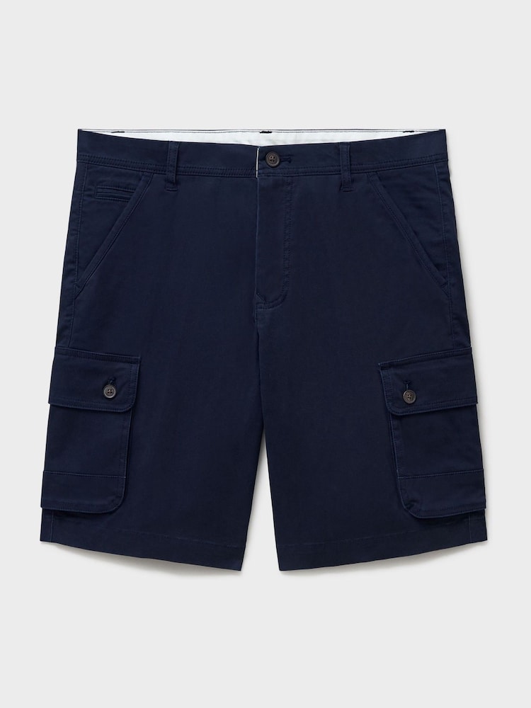 Crew Clothing Blue Cargo Shorts - Image 5 of 5 Crew Clothing Blue Cargo Shorts - Image 5 of 5