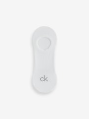 Calvin Klein White Anti-Slip Invisible Socks 6 Pack - Image 7 of 7