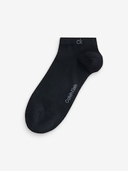Calvin Klein Black Logo Trainer Socks 6 Pack - Image 2 of 7