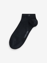 Calvin Klein Black Logo Trainer Socks 6 Pack - Image 3 of 7