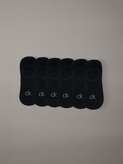 Calvin Klein Black Anti-Slip Invisible Socks 6 Pack - Image 1 of 1