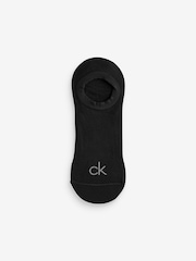 Calvin Klein Black Anti-Slip Invisible Socks 6 Pack - Image 2 of 2