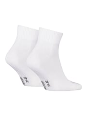 Calvin Klein White Soft Cotton Stretch Ankle Socks 2 Pack - Image 2 of 3