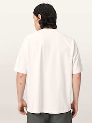 AllSaints White Troppo Short Sleeve Crew Neck T-Shirt - Image 4 of 6