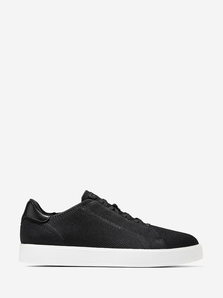 Cole Haan Black Grandpro Luxe Stitchlite Trainers - Image 1 of 6 Cole Haan Black Grandpro Luxe Stitchlite Trainers - Image 1 of 6