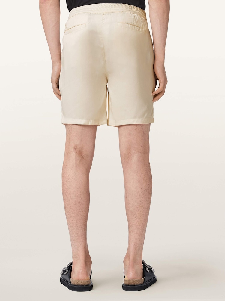 AllSaints White Circe Shorts - Image 2 of 7