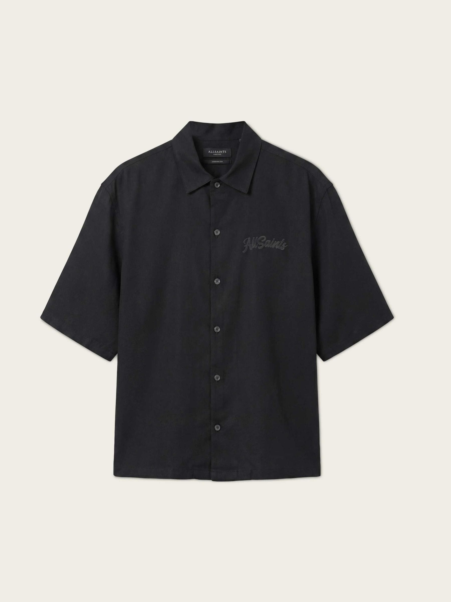 Buy AllSaints Black Circe Short Sleeve Shirt from Next USA
