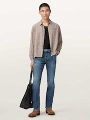 AllSaints Blue Sid Ultra Jeans - Image 6 of 8
