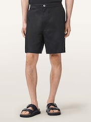AllSaints Black Circe Shorts - Image 1 of 7