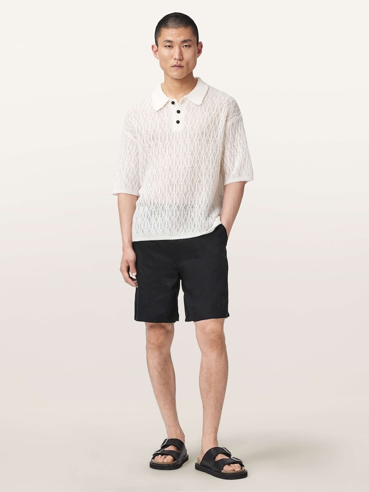 AllSaints Black Circe Shorts - Image 2 of 7