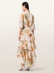 AllSaints White Camellia Dress - Image 5 of 7