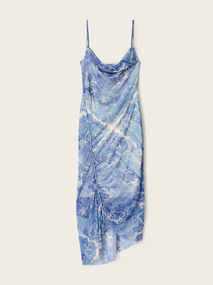 AllSaints Blue Ulla Dress - Image 6 of 6 AllSaints Blue Ulla Dress - Image 6 of 6