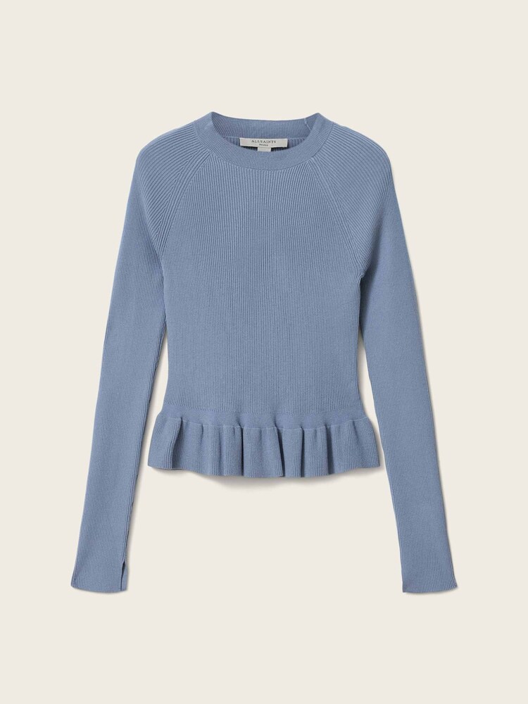AllSaints Blue JAS Jumper - Image 7 of 7