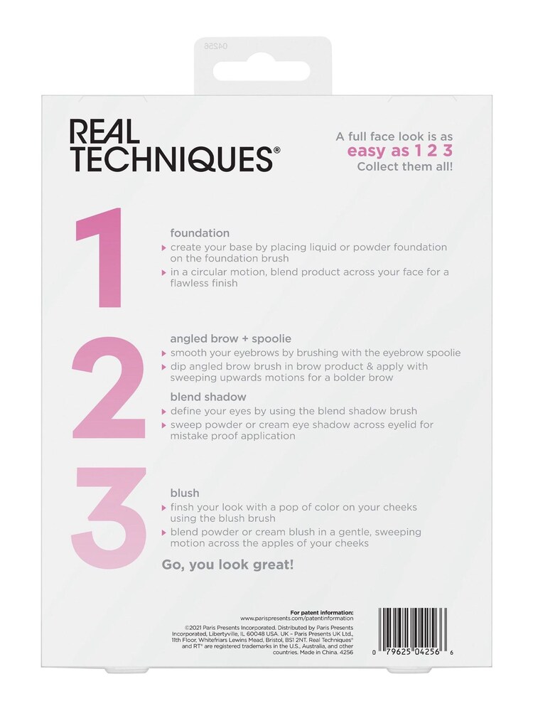 Real Techniques Easy as 123 Basics Makeup Brush Kit - Image 3 of 3