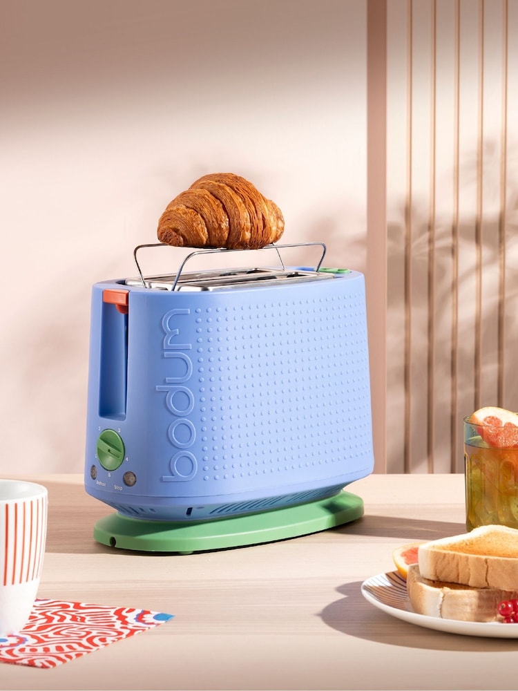 Bodum Blue Bistro 2 Slice Toaster - Image 1 of 5 Bodum Blue Bistro 2 Slice Toaster - Image 1 of 5