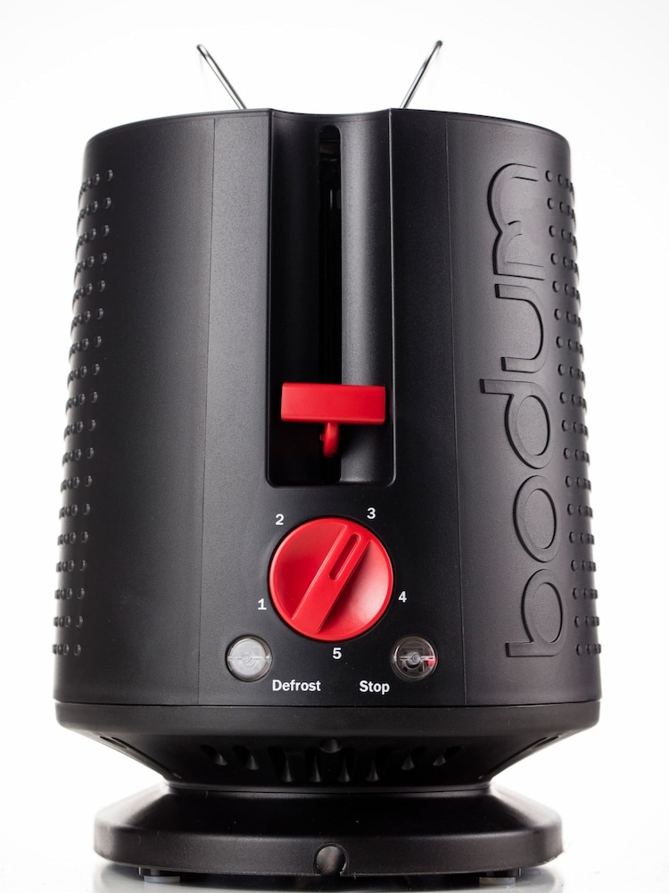 Bodum Black Bistro 2 Slice Toaster - Image 2 of 4 Bodum Black Bistro 2 Slice Toaster - Image 2 of 4