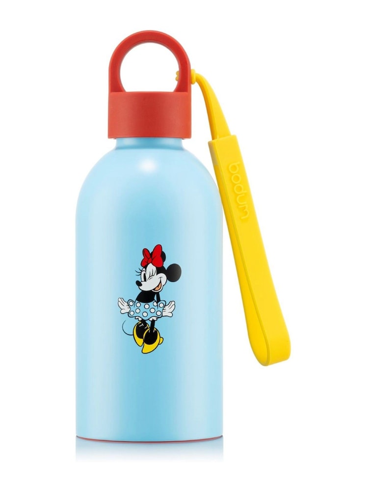 Bodum Pale Blue Disney Minnie Melior Vacuum Double Wall Water Bottle 0.3L - Image 2 of 2