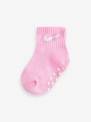 Beli črtasti - Nike mlajši otroci Gripper nogavice 3 Pack - Slika 6 iz 7
