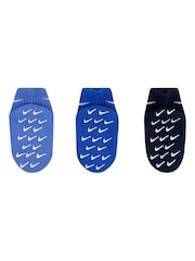 Nike Blue Polar Infant Gripper Socks 3 Pack - Image 2 of 5