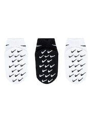 Nike White Infant Gripper Socks 3 Pack - Image 2 of 5