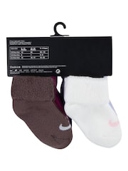 Nike Pink Foam Infant Cuffed Socks 6 Pack - Image 4 of 4