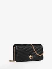 Tory Burch Black Kira Chevron Chain Wallet - Image 4 of 6