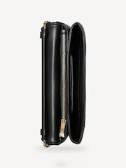 Tory Burch Black Kira Chevron Chain Wallet - Image 5 of 6