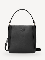 Tory Burch Black McGraw Small Bucket Bag - Image 1 of 8