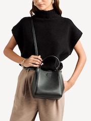 Tory Burch Black McGraw Small Bucket Bag - Image 2 of 8