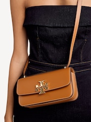 Tory Burch Brown Eleanor Small Convertible Shoulder Bag - Image 3 of 6