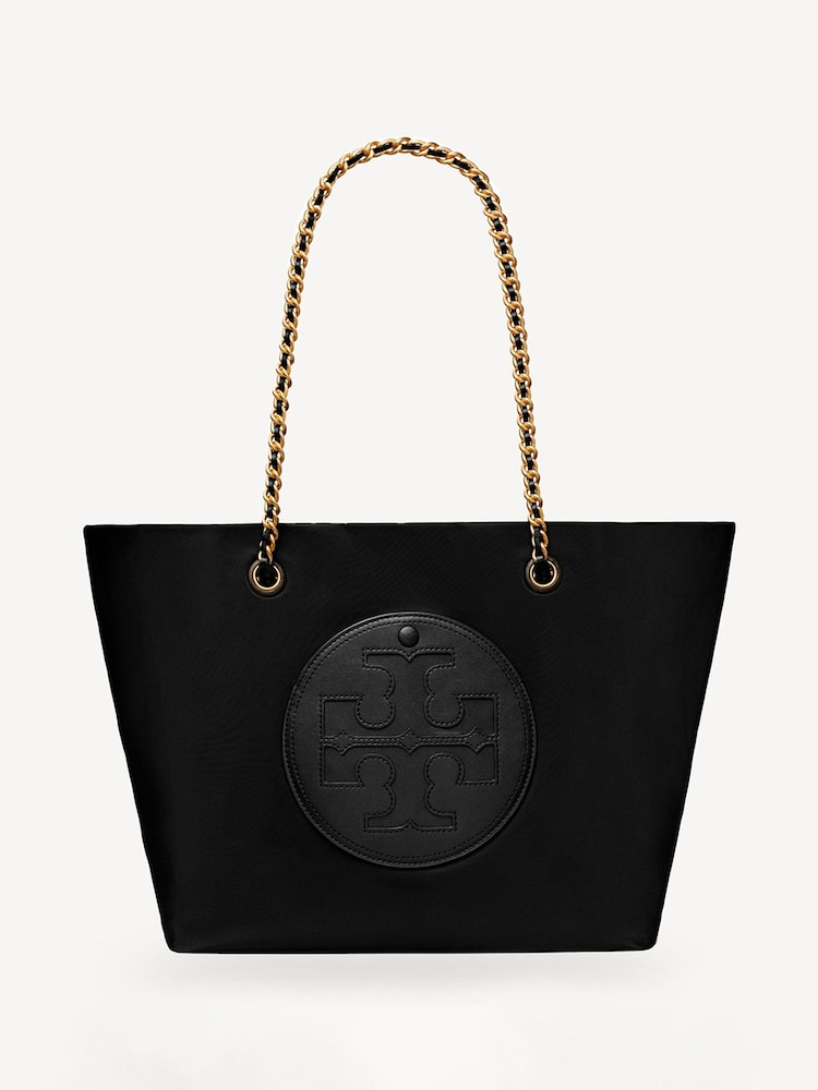 Tory Burch Black Ella Chain Tote - Image 1 of 8