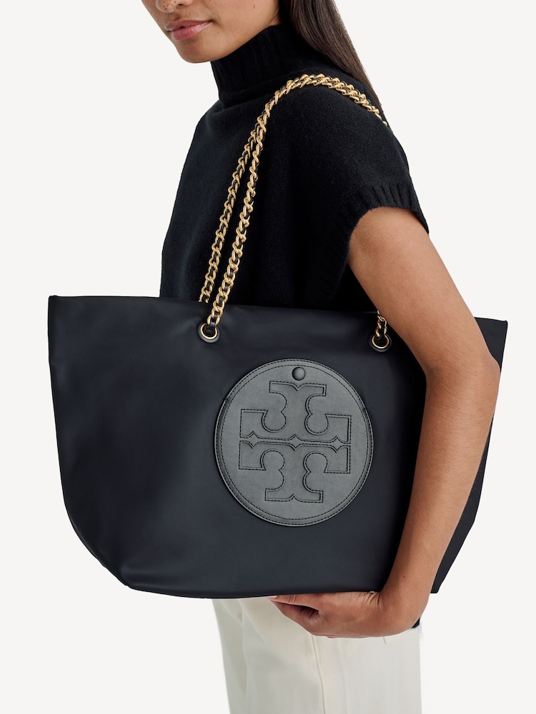 Tory Burch Black Ella Chain Tote - Image 2 of 8