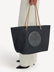 Tory Burch Black Ella Chain Tote - Image 3 of 8