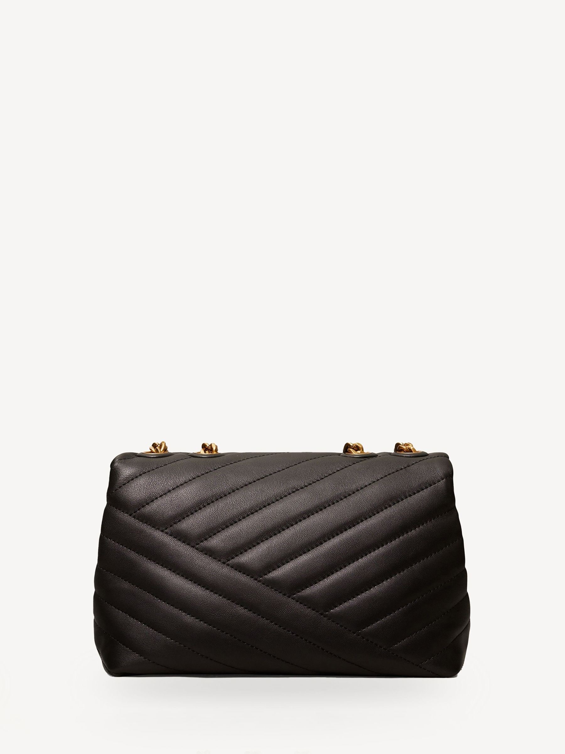 【新品】TORYBURCH KIRA CHEVRON 黒 Tory Burch Kira Chevron Convertible Shoulder Bag | Black | FARFETCH RO